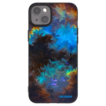 Picasee crna silikonska maskica za Apple iPhone 15 Plus - Space
