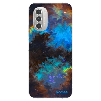 Picasee silikonska prozirna maskica za Motorola Moto G51 - Space