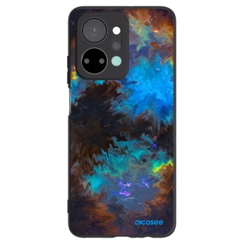 Picasee crna silikonska maskica za Honor X7a - Space