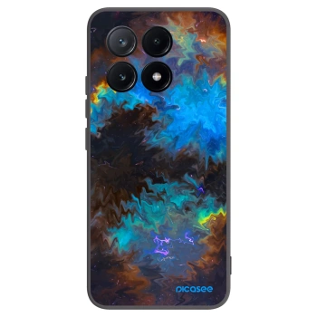 Picasee crna silikonska maskica za Xiaomi Poco X6 Pro - Space