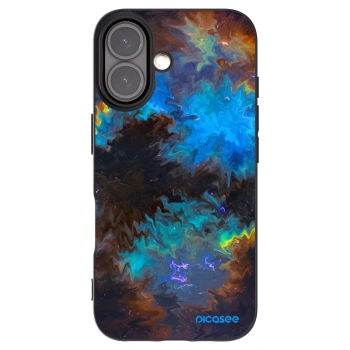 Picasee crna silikonska maskica za Apple iPhone 16 - Space