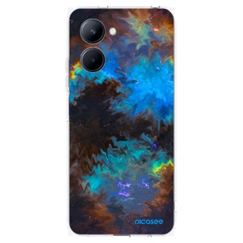 Picasee silikonska prozirna maskica za Realme C33 (2023) - Space