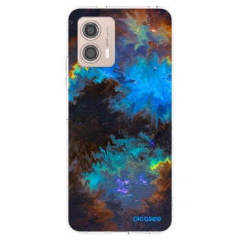 Picasee silikonska prozirna maskica za Motorola Moto G53 5G - Space