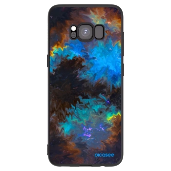 Picasee crna silikonska maskica za Samsung Galaxy S8 G950F - Space