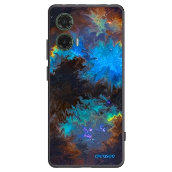 Picasee crna silikonska maskica za Motorola Moto G35 5G - Space