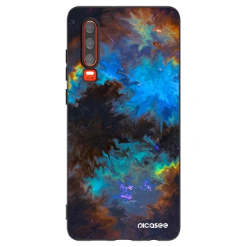 Picasee crna silikonska maskica za Huawei P30 - Space