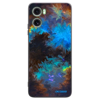 Picasee crna silikonska maskica za Motorola Moto G06 - Space