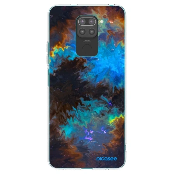 Picasee crna silikonska maskica za Xiaomi Redmi Note 9 - Space