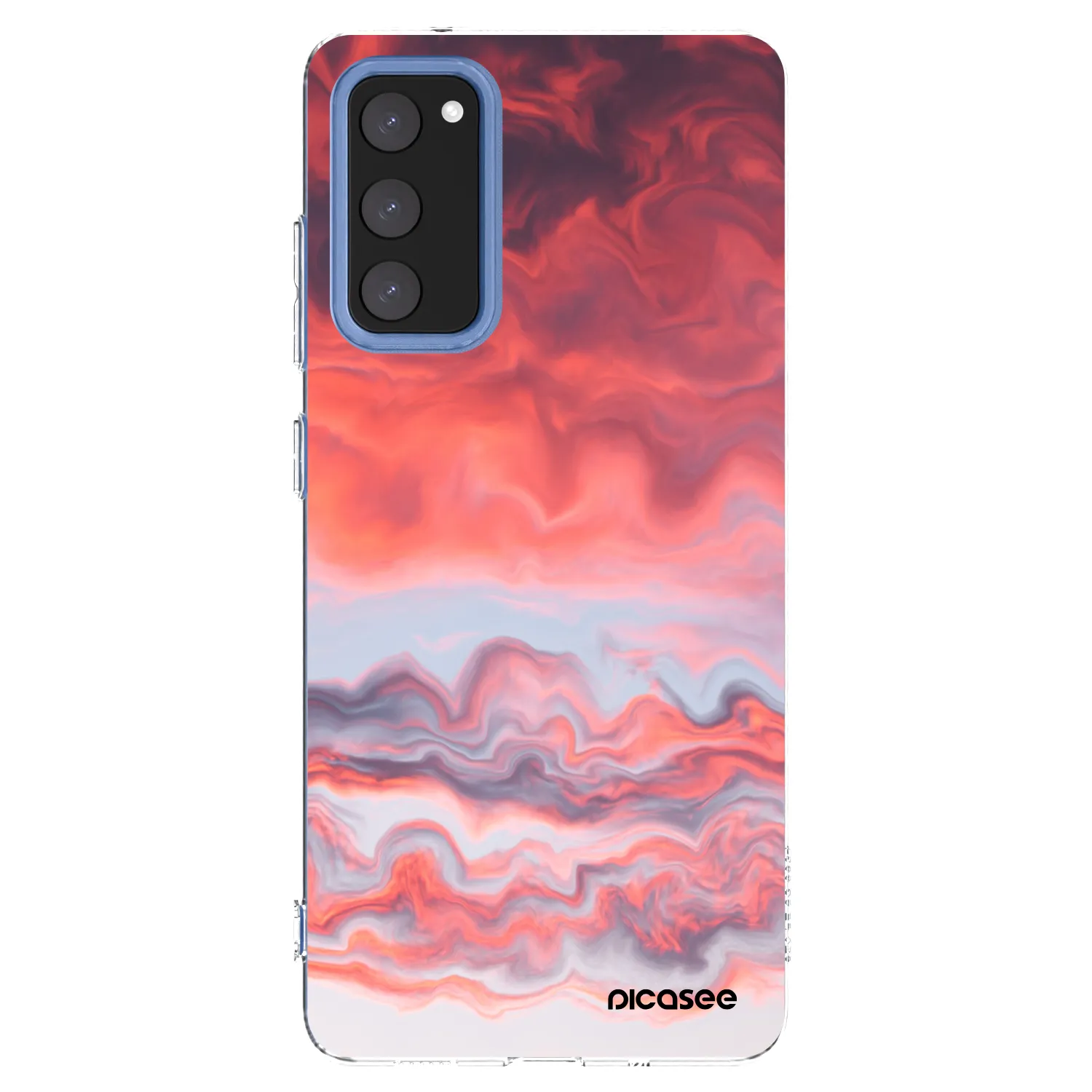 Picasee silikonska prozirna maskica za Samsung Galaxy S20 FE - Sunset