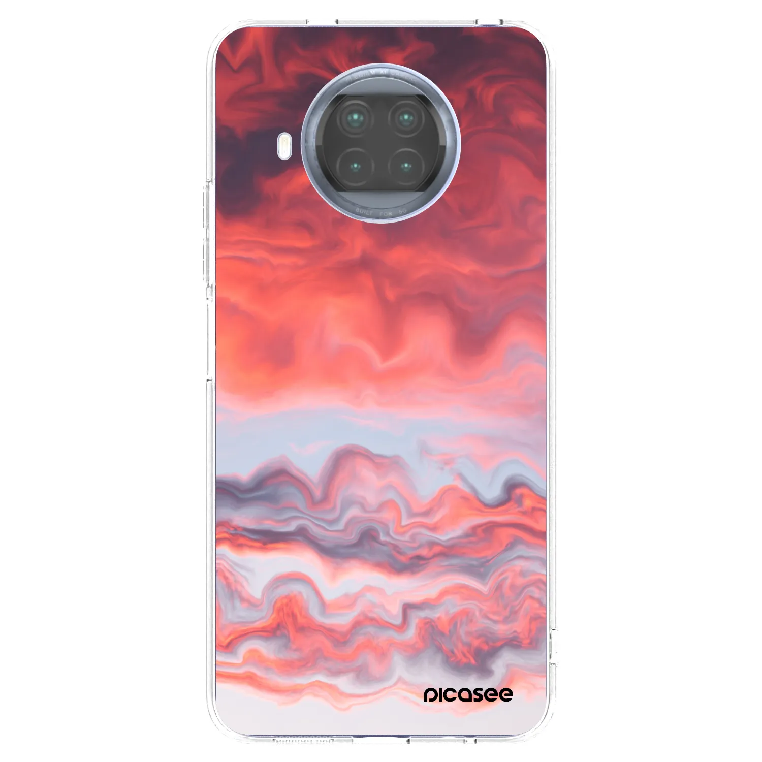 Picasee silikonska prozirna maskica za Xiaomi Mi 10T Lite - Sunset