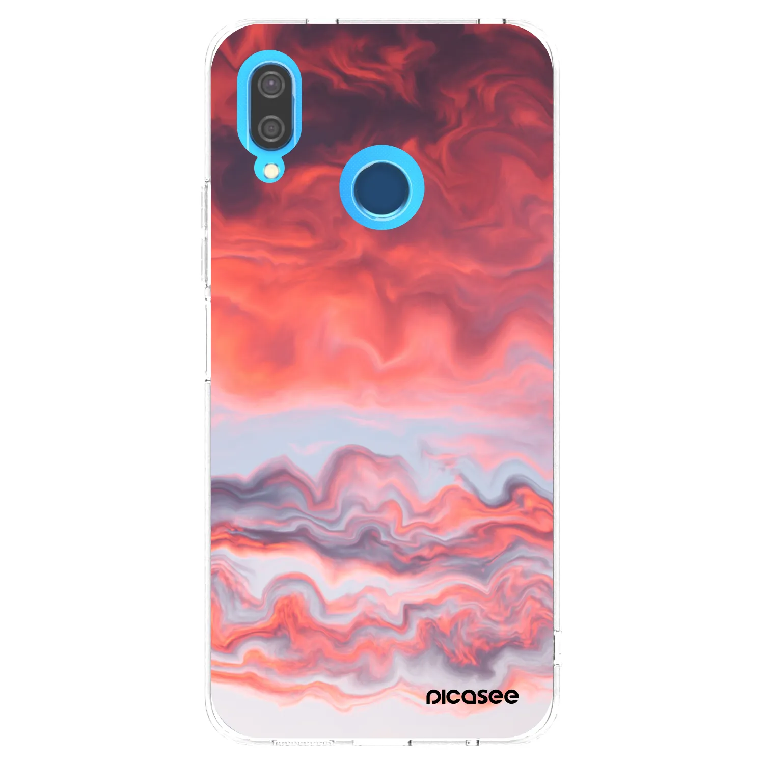 Picasee silikonska prozirna maskica za Huawei P20 Lite - Sunset