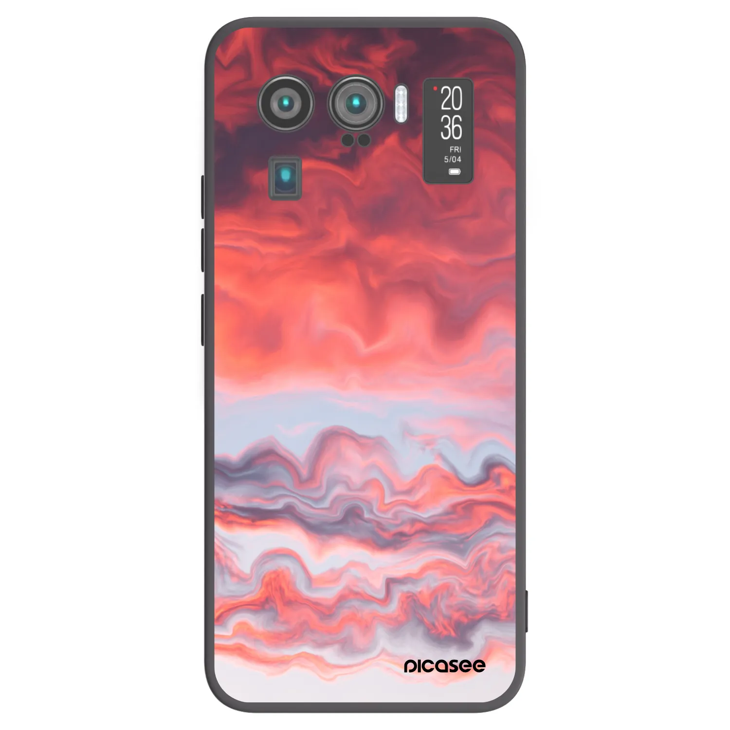 Picasee crna silikonska maskica za Xiaomi Mi 11 Ultra - Sunset