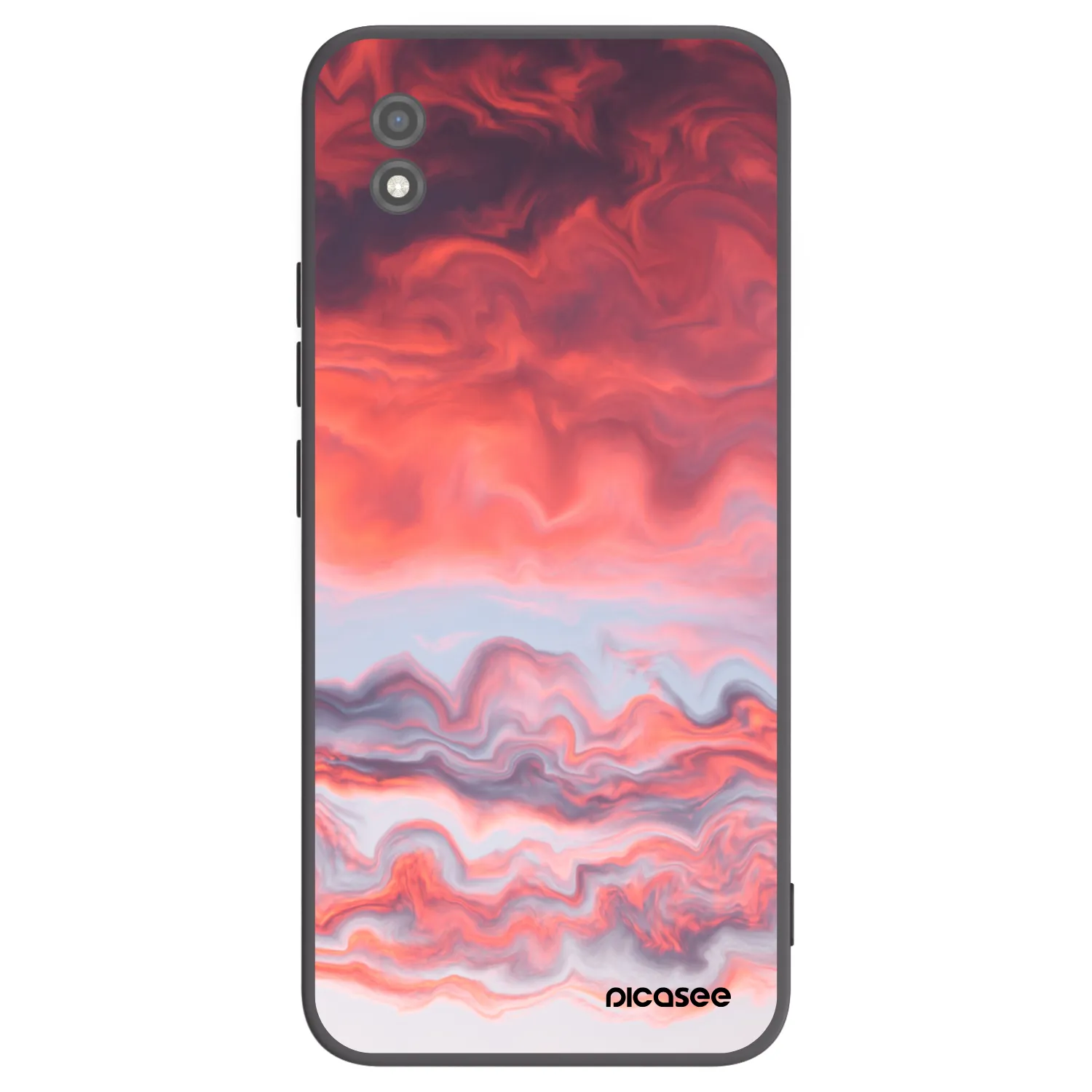 Picasee crna silikonska maskica za Realme C11 (2021) - Sunset