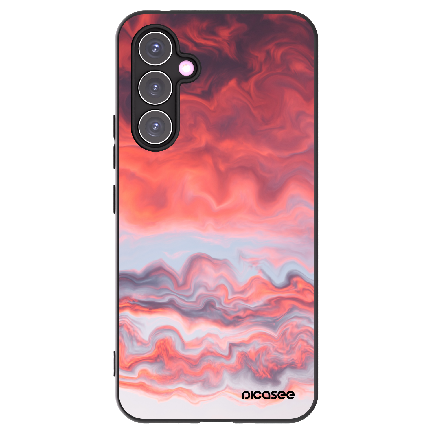 Picasee crna silikonska maskica za Samsung Galaxy A54 5G A546B - Sunset