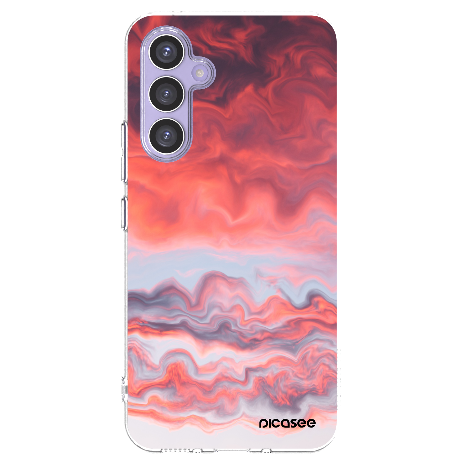 Picasee silikonska prozirna maskica za Samsung Galaxy A54 5G A546B - Sunset