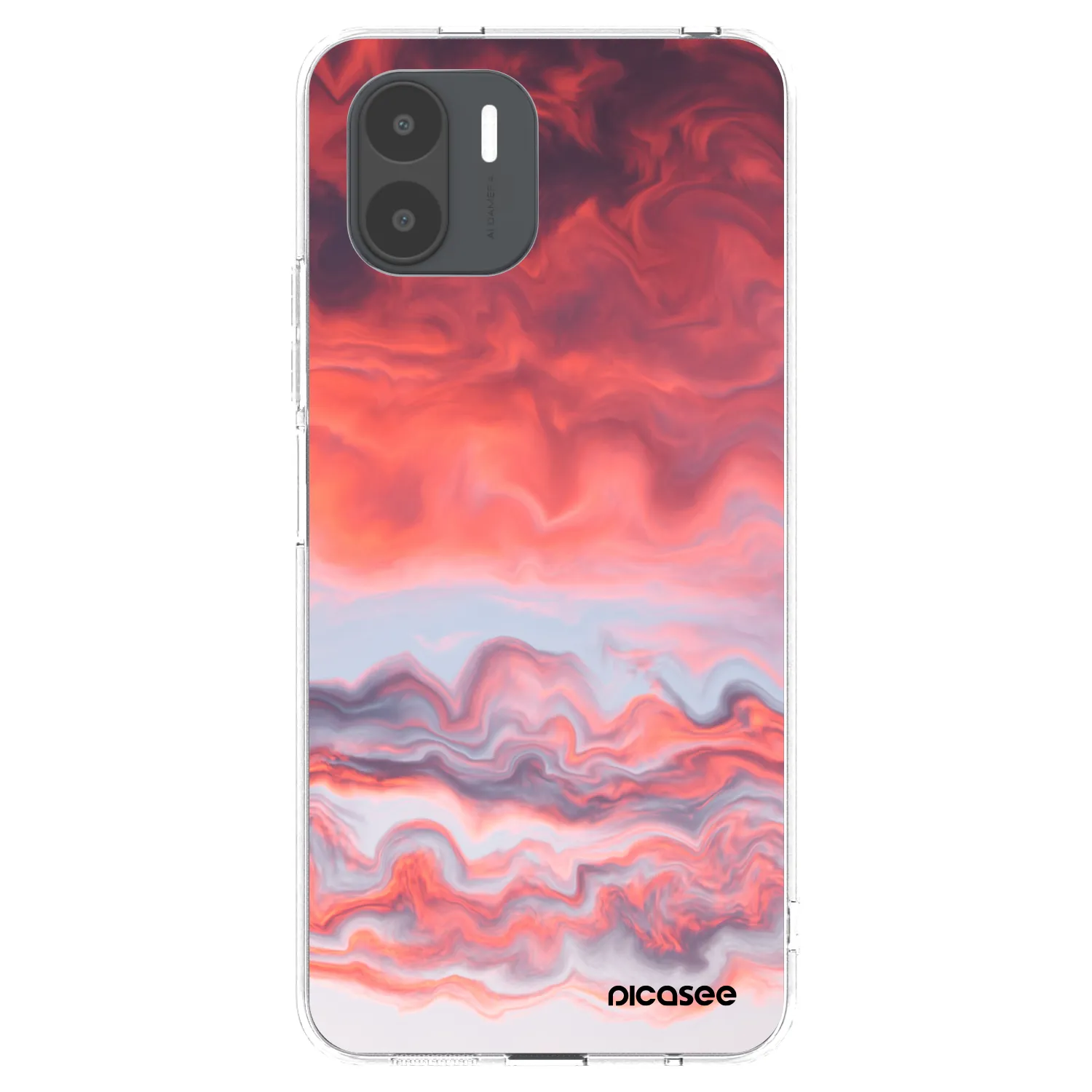 Picasee silikonska prozirna maskica za Xiaomi Redmi A2 - Sunset