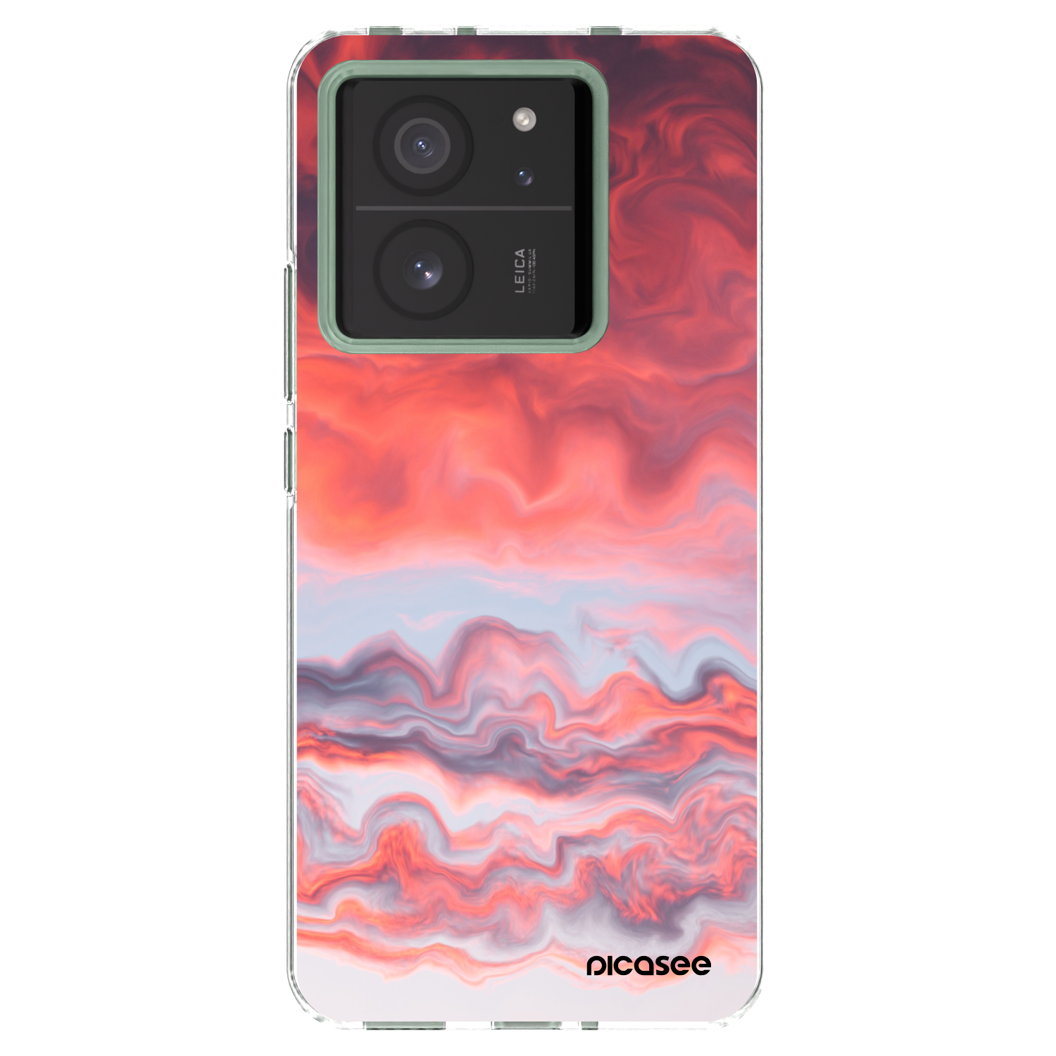 Picasee silikonska prozirna maskica za Xiaomi 13T Pro - Sunset