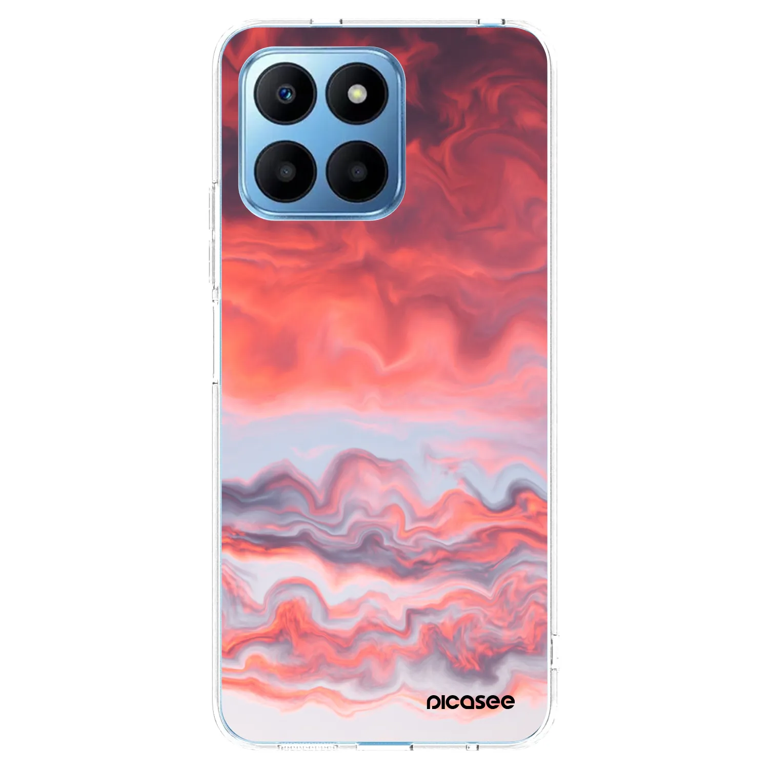 Picasee silikonska prozirna maskica za Honor 70 Lite - Sunset