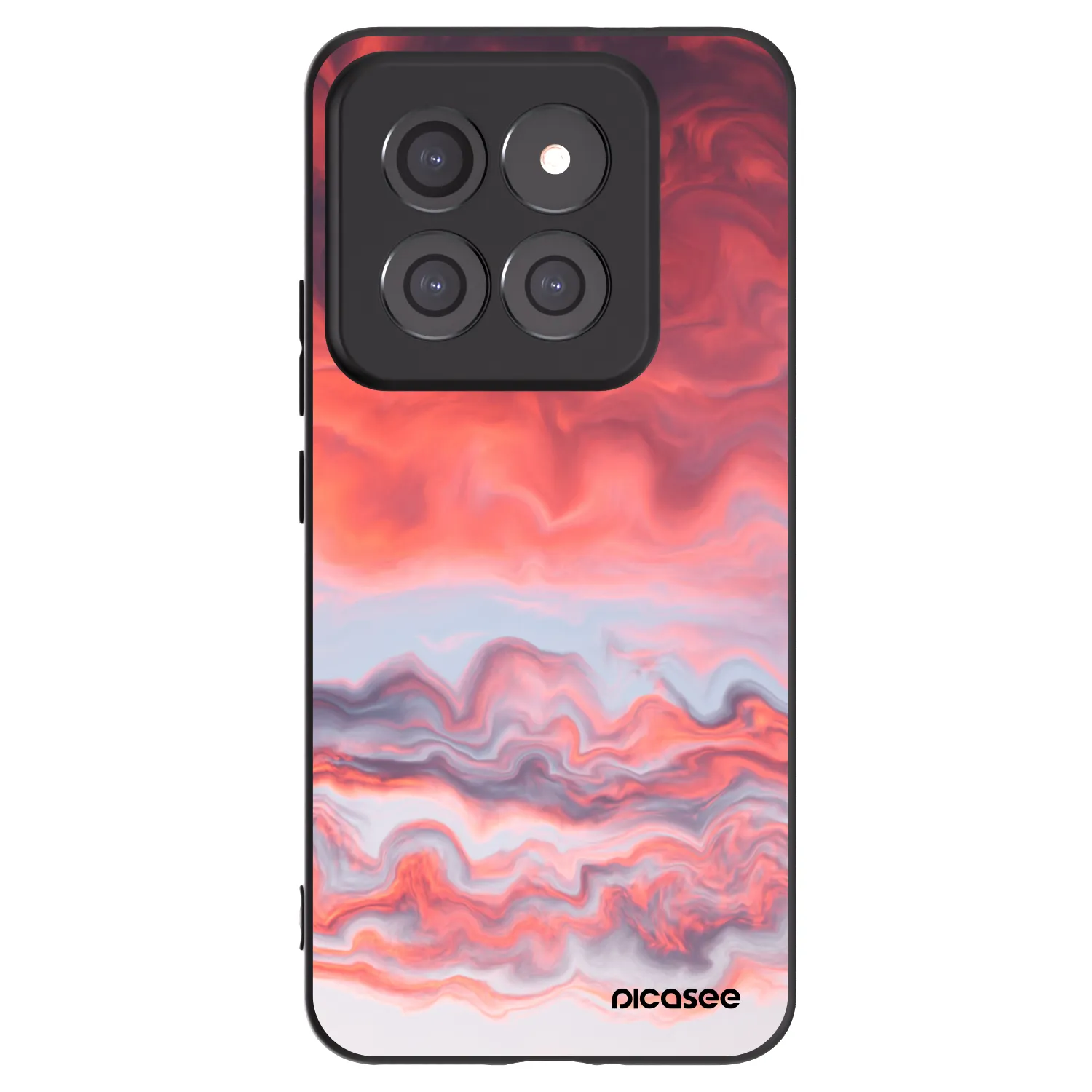 Picasee crna silikonska maskica za Xiaomi 14 Pro - Sunset