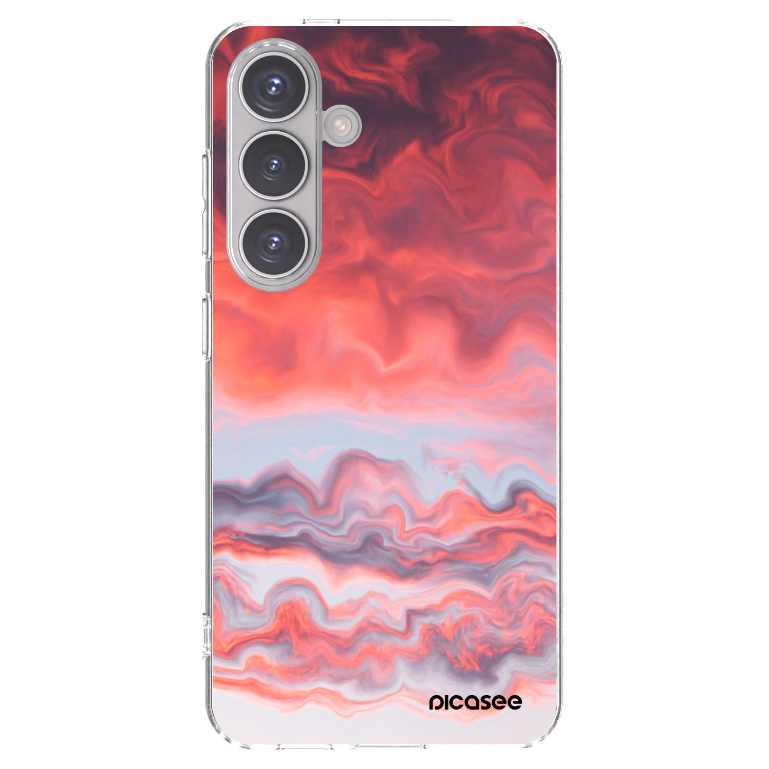 Picasee silikonska prozirna maskica za Samsung Galaxy S24 S921B 5G - Sunset