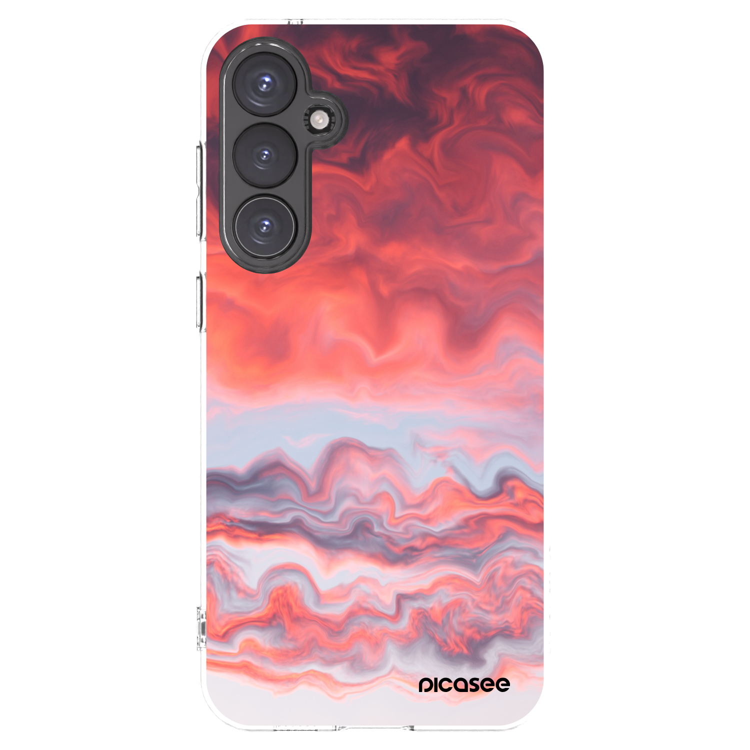 Picasee silikonska prozirna maskica za Samsung Galaxy S23 FE S711B - Sunset