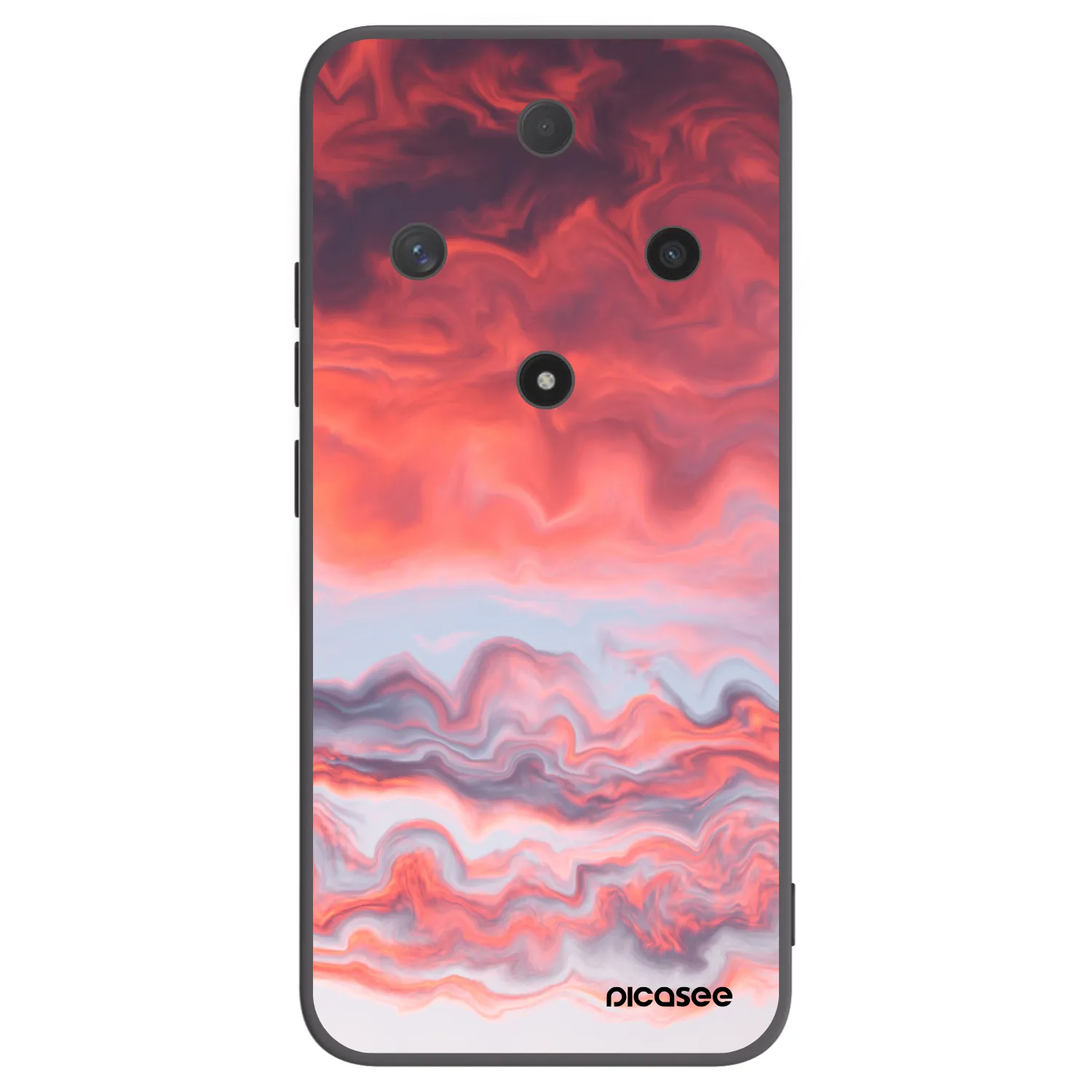 Picasee crna silikonska maskica za Honor Magic6 Lite 5G - Sunset