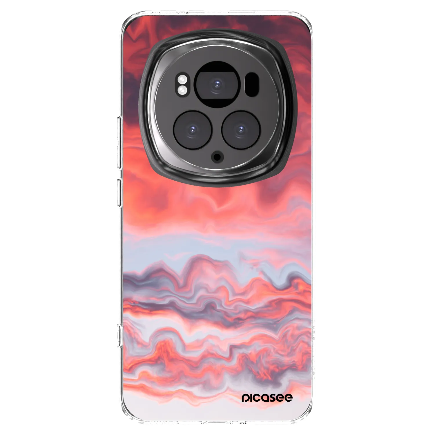 Picasee silikonska prozirna maskica za Honor Magic6 Pro - Sunset