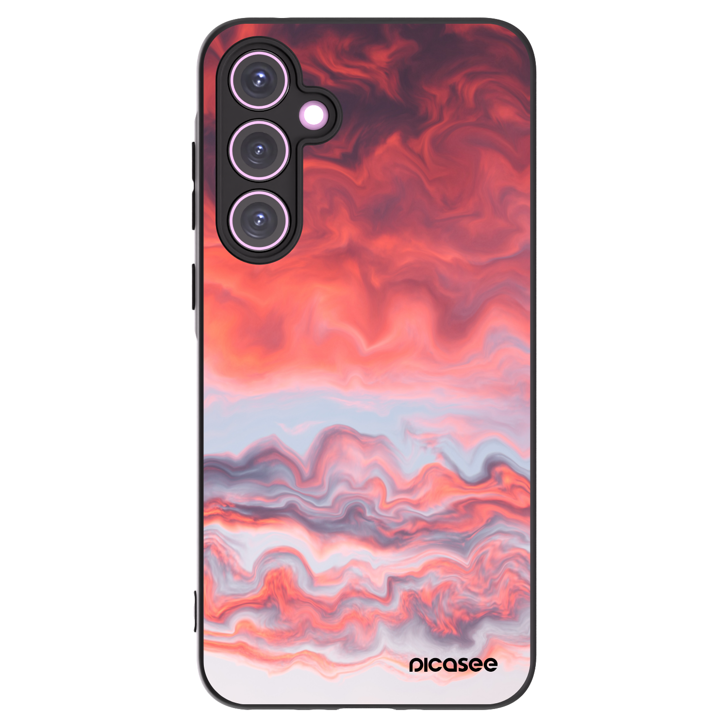 Picasee crna silikonska maskica za Samsung Galaxy A35 5G A356B - Sunset