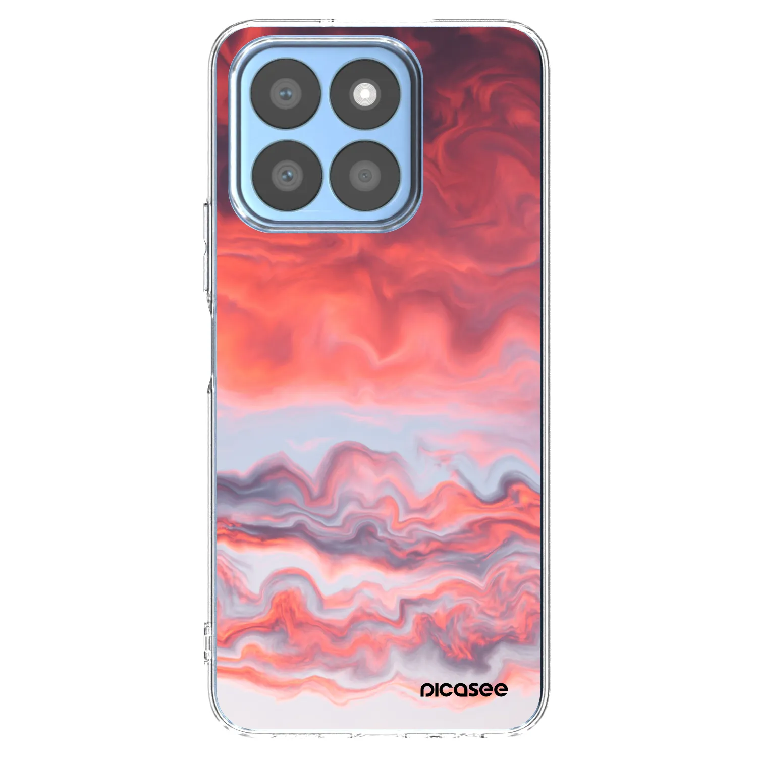 Picasee silikonska prozirna maskica za Honor X8b - Sunset