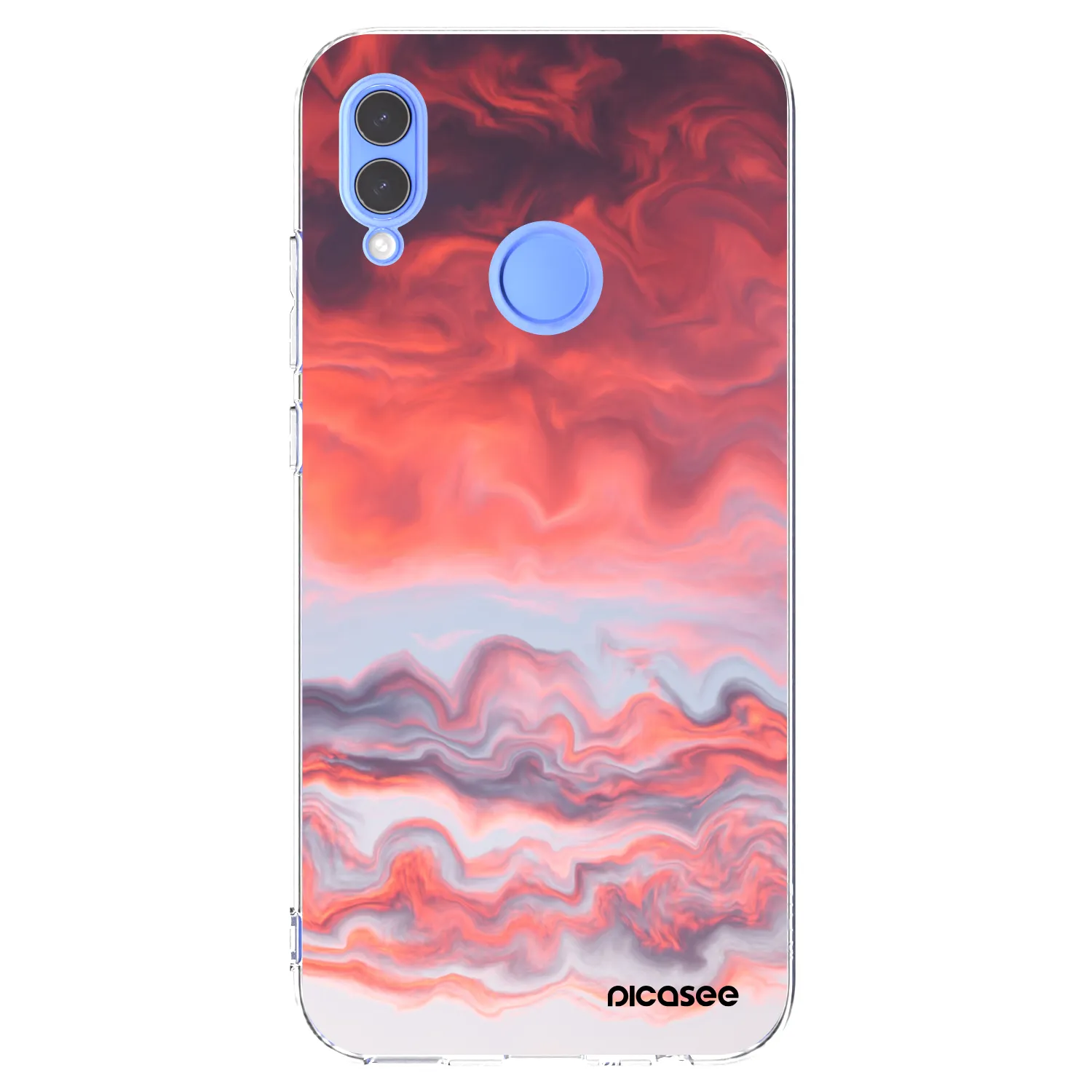 Picasee silikonska prozirna maskica za Honor 10 Lite - Sunset