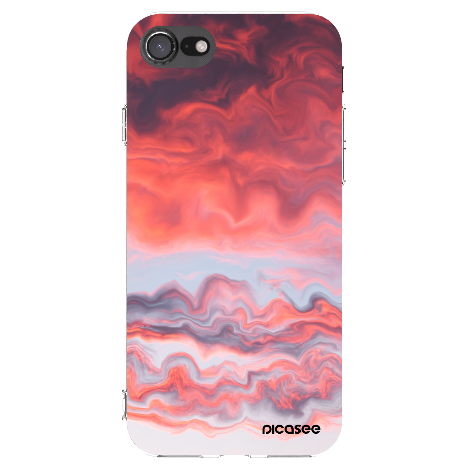 Picasee silikonska prozirna maskica za Apple iPhone 7 - Sunset