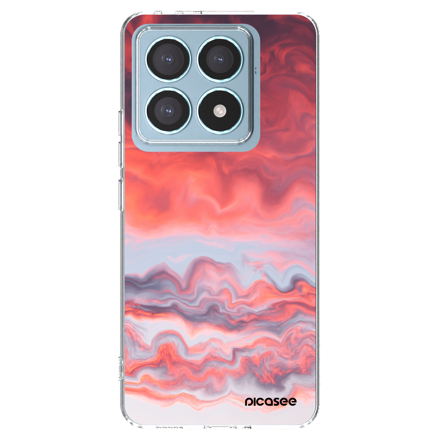 Picasee silikonska prozirna maskica za Xiaomi 14T Pro - Sunset