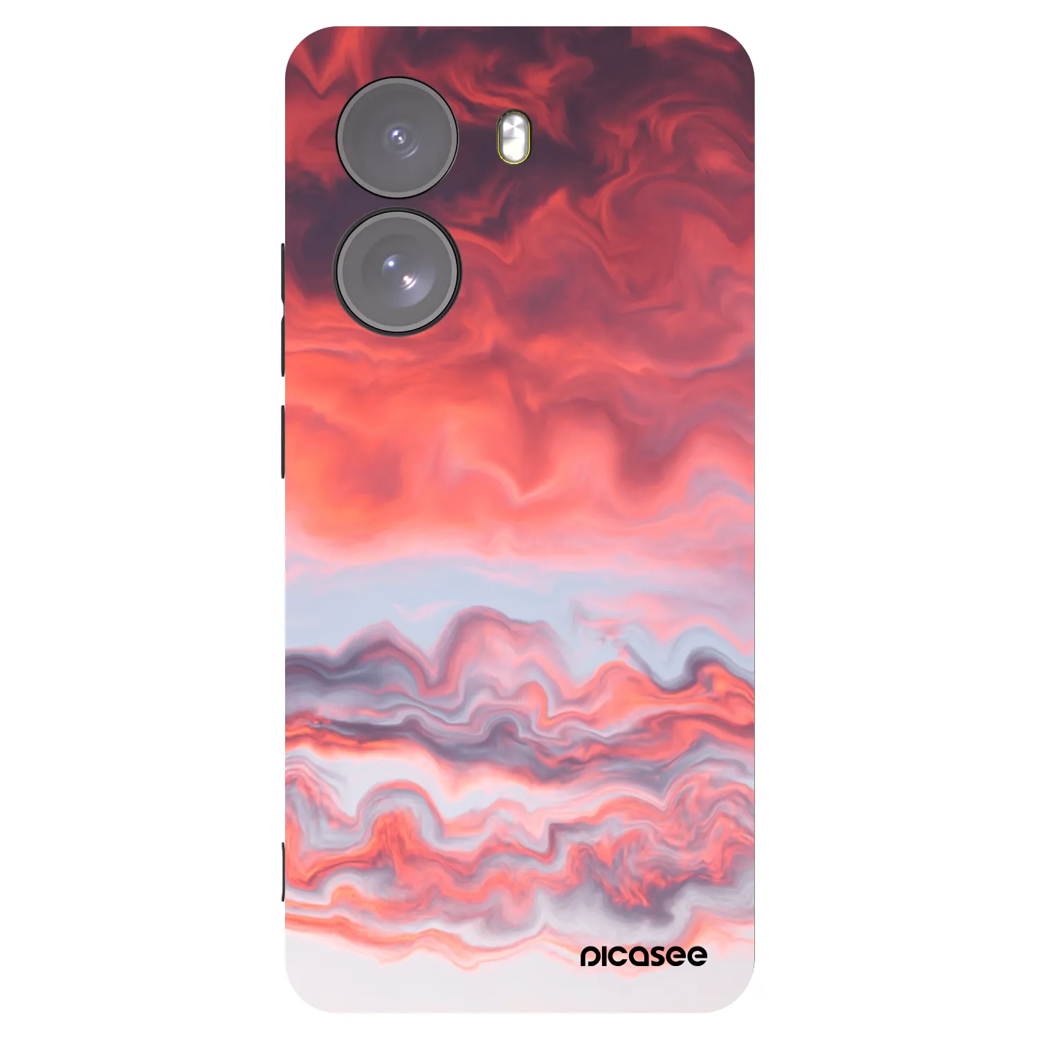 Picasee crna silikonska maskica za Xiaomi Poco X7 - Sunset