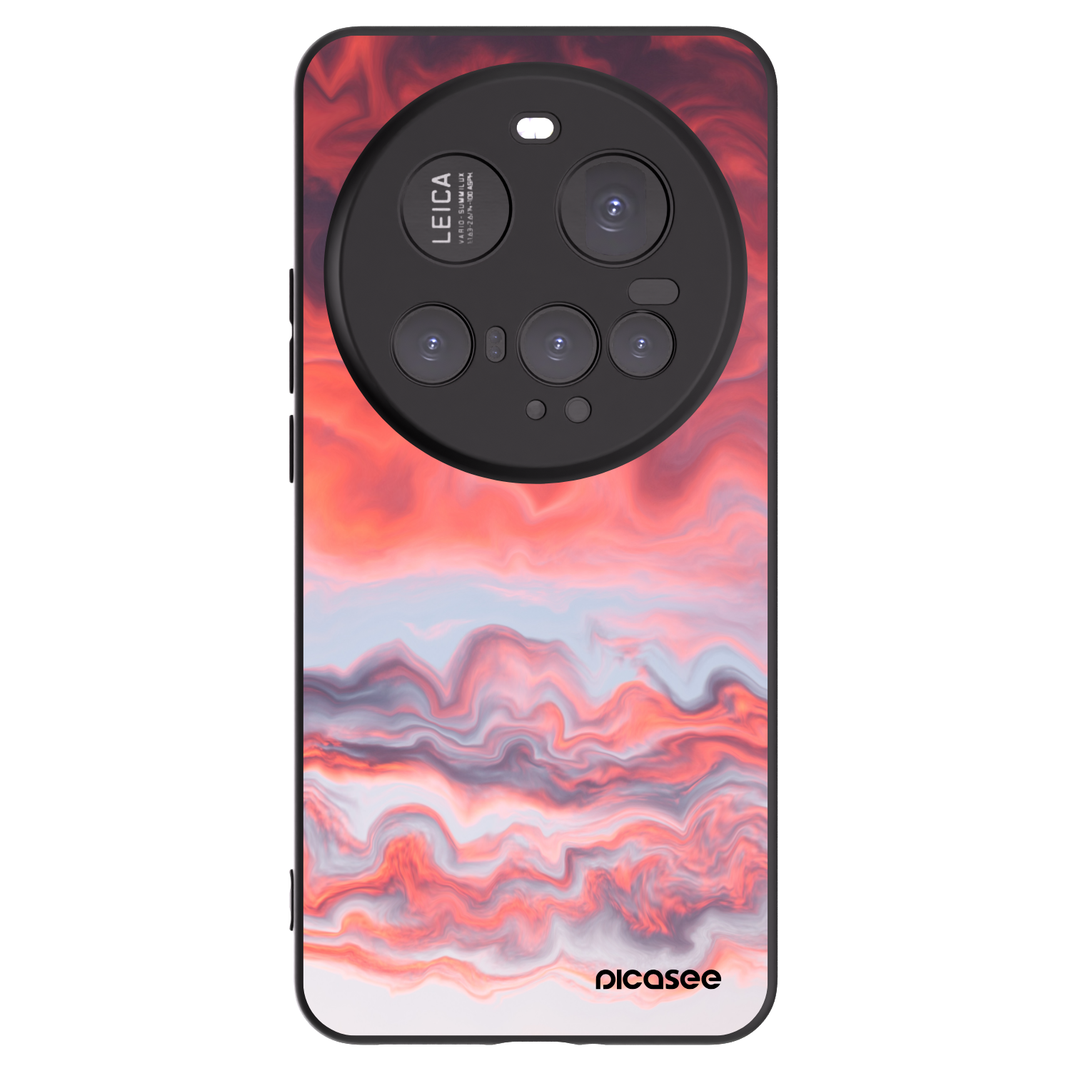 Picasee crna silikonska maskica za Xiaomi 15 Ultra - Sunset
