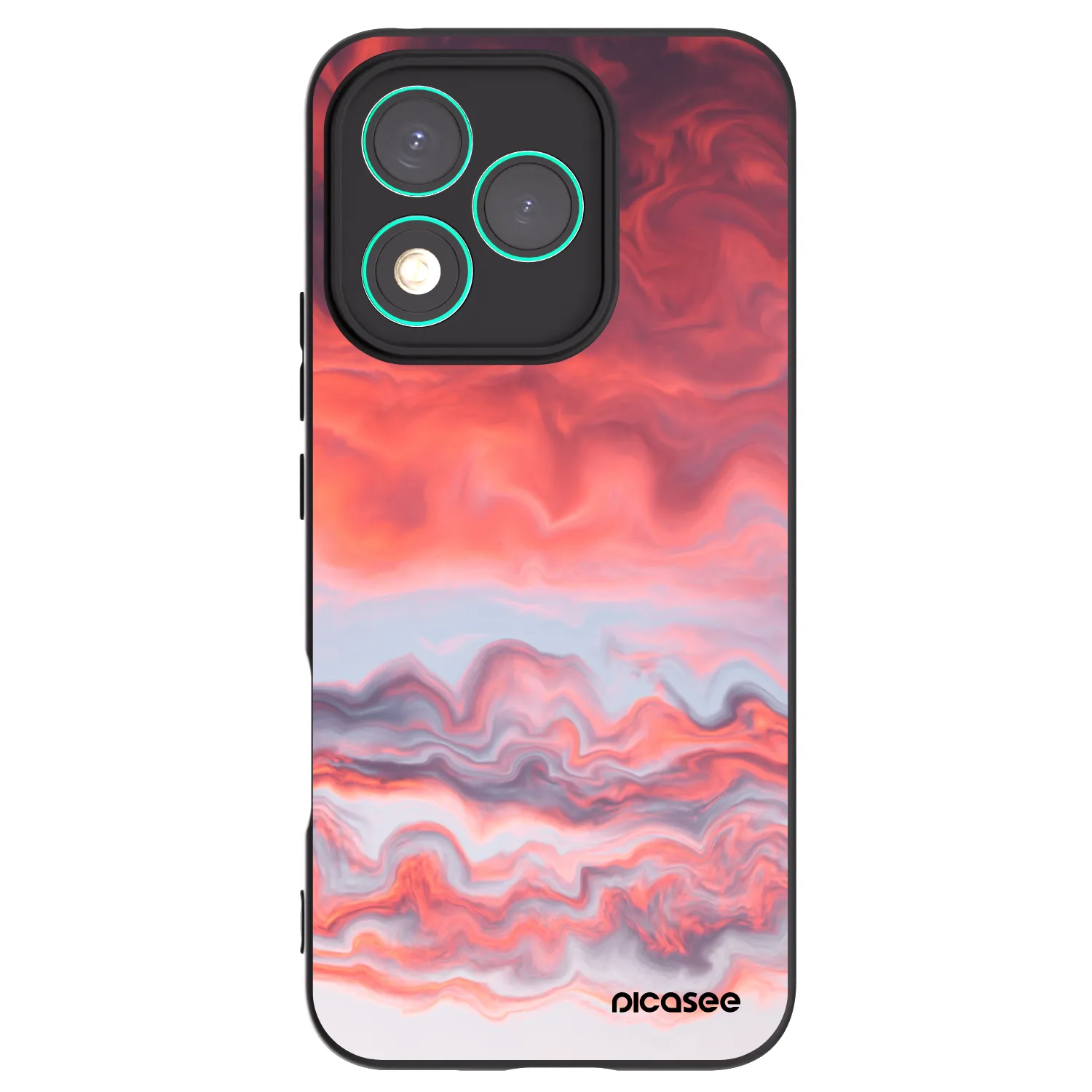 Picasee crna silikonska maskica za Honor 400 Lite 5G - Sunset