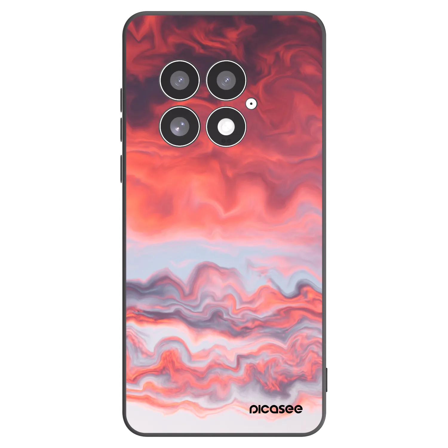 Picasee crna silikonska maskica za OnePlus 13 5G - Sunset