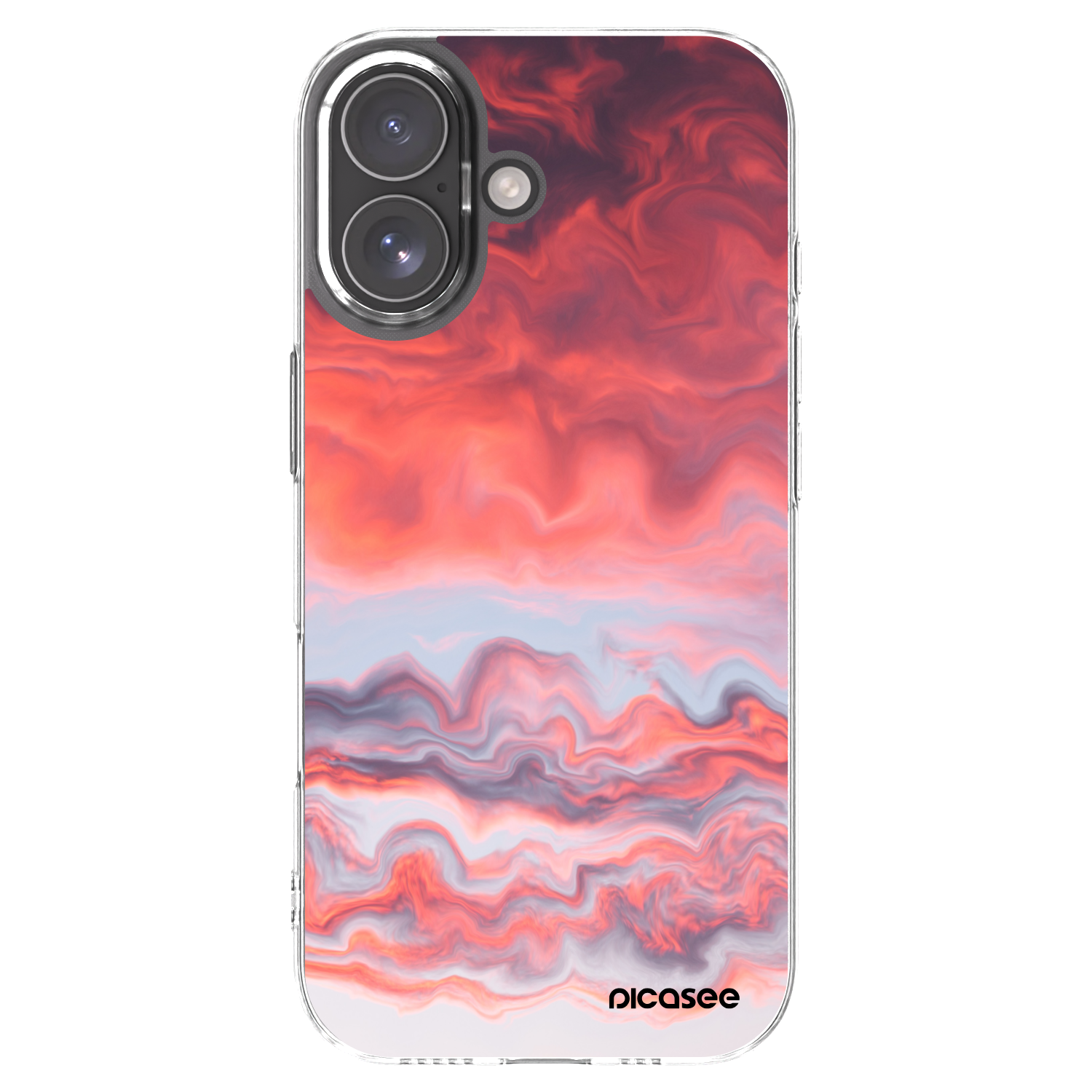 Picasee silikonska prozirna maskica za Apple iPhone 17 - Sunset