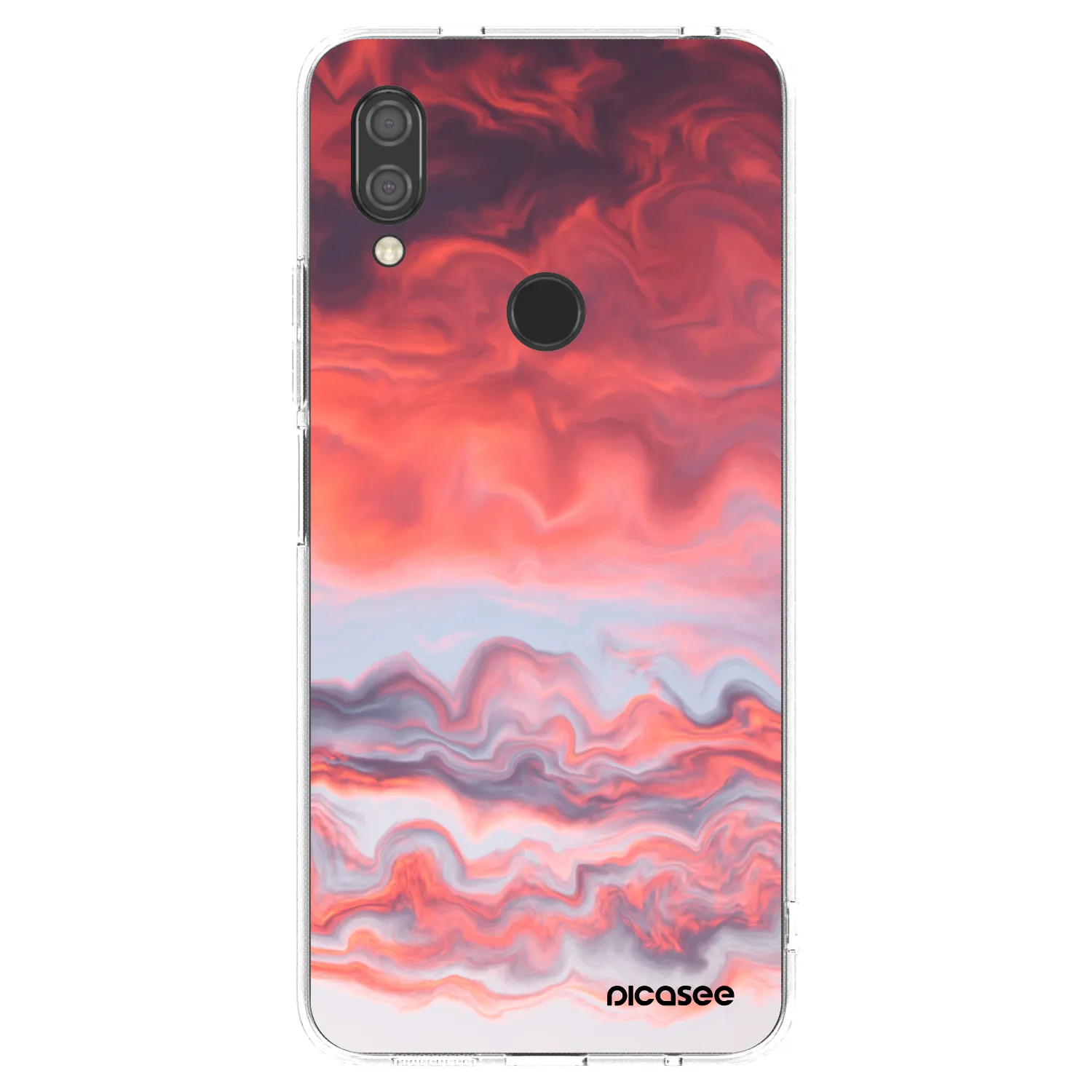 Picasee silikonska prozirna maskica za Xiaomi Redmi 7 - Sunset