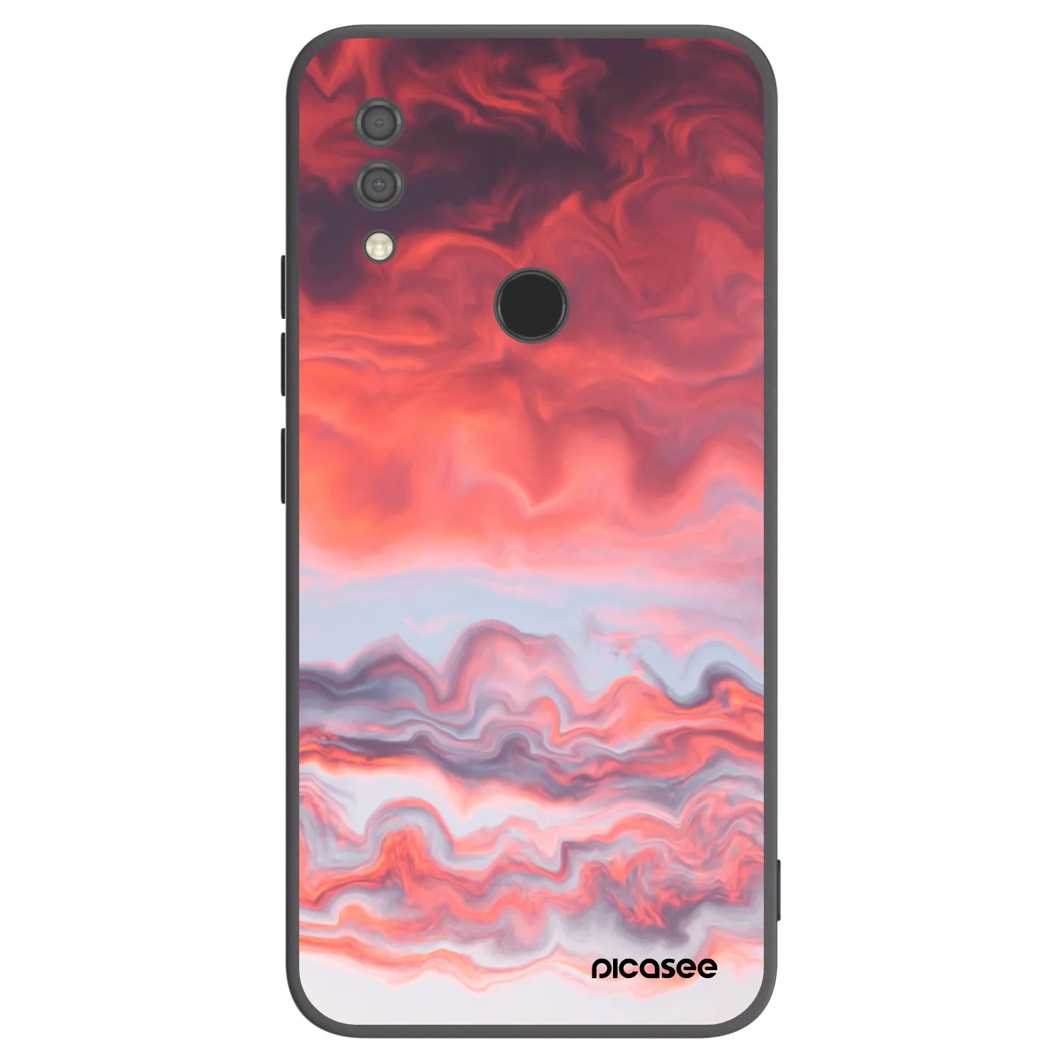 Picasee crna silikonska maskica za Xiaomi Redmi 7 - Sunset