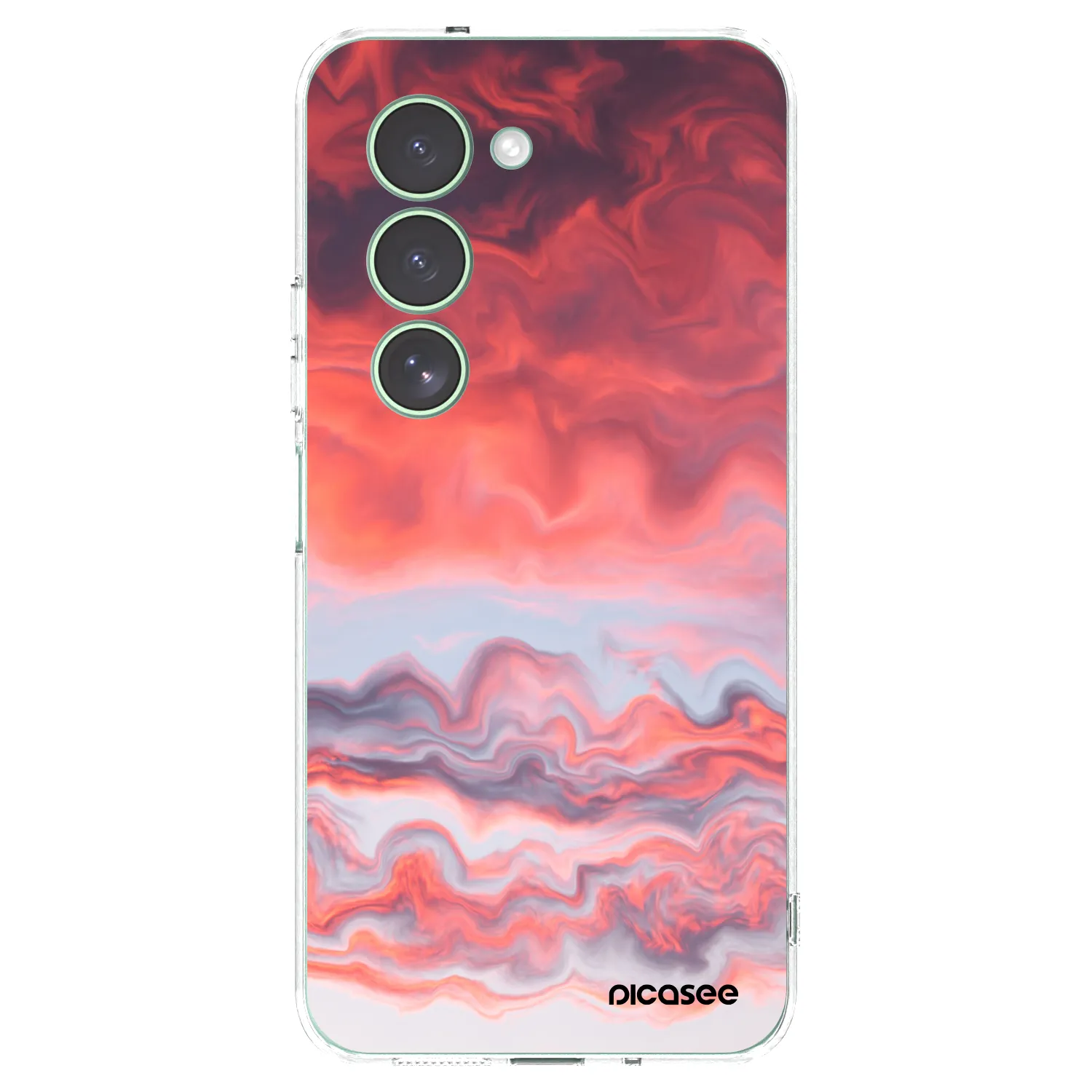 Picasee silikonska prozirna maskica za Xiaomi Redmi 15 5G - Sunset