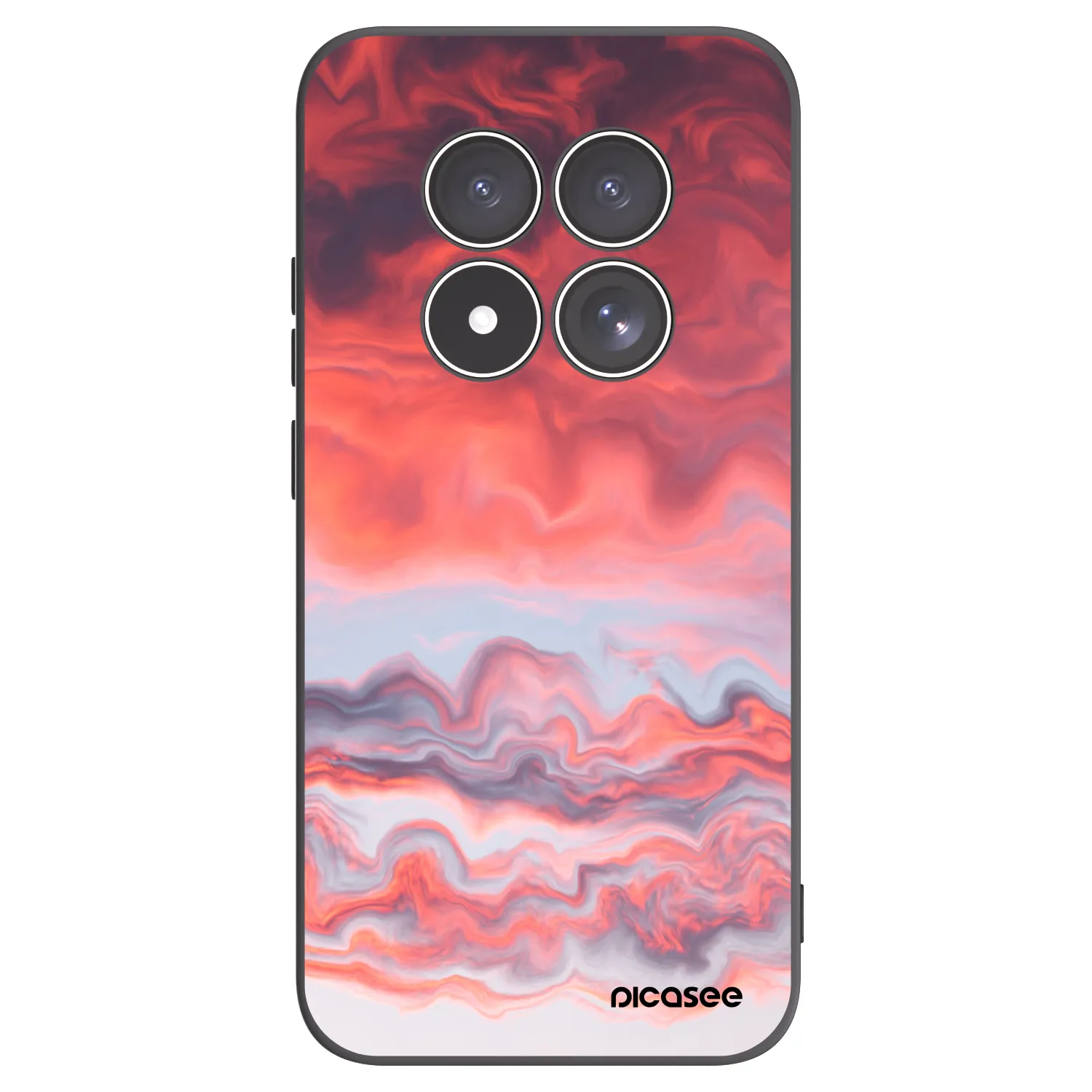 Picasee crna silikonska maskica za Xiaomi Redmi Note 15 Pro 4G - Sunset