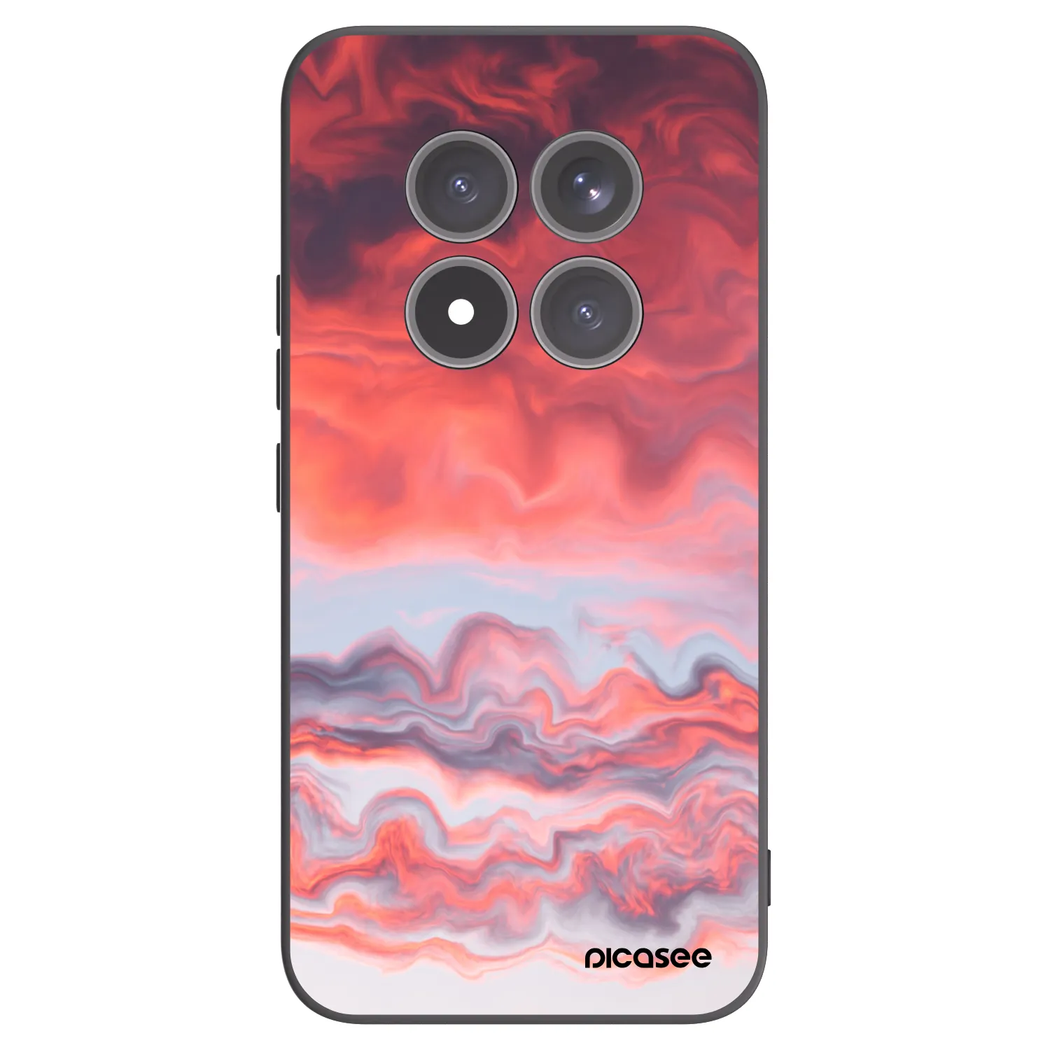 Picasee crna silikonska maskica za Xiaomi Redmi Note 15 Pro+ - Sunset