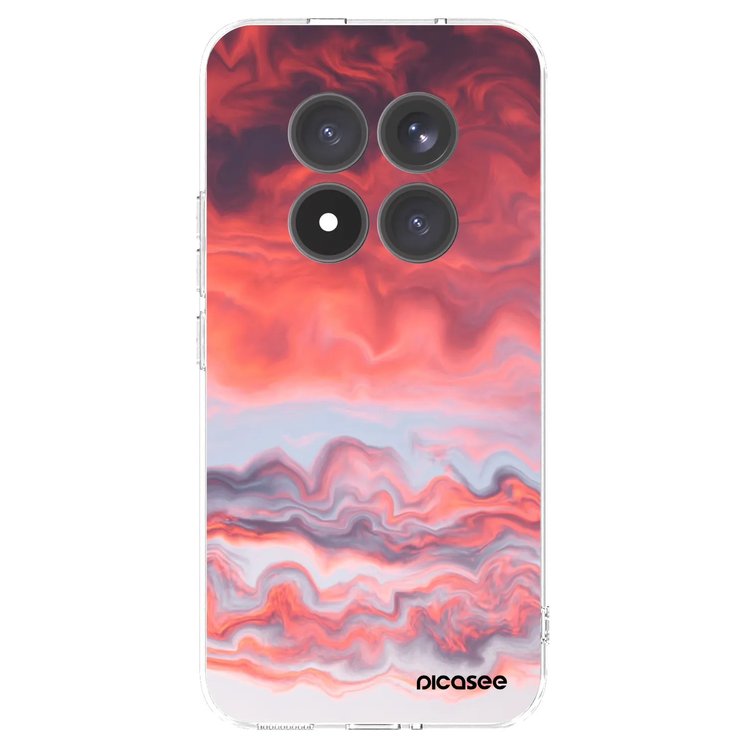 Picasee silikonska prozirna maskica za Xiaomi Redmi Note 15 Pro+ - Sunset