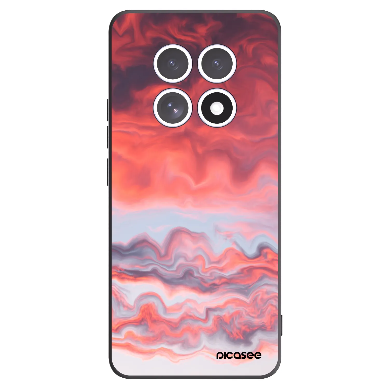 Picasee crna silikonska maskica za Xiaomi Redmi Note 15 - Sunset