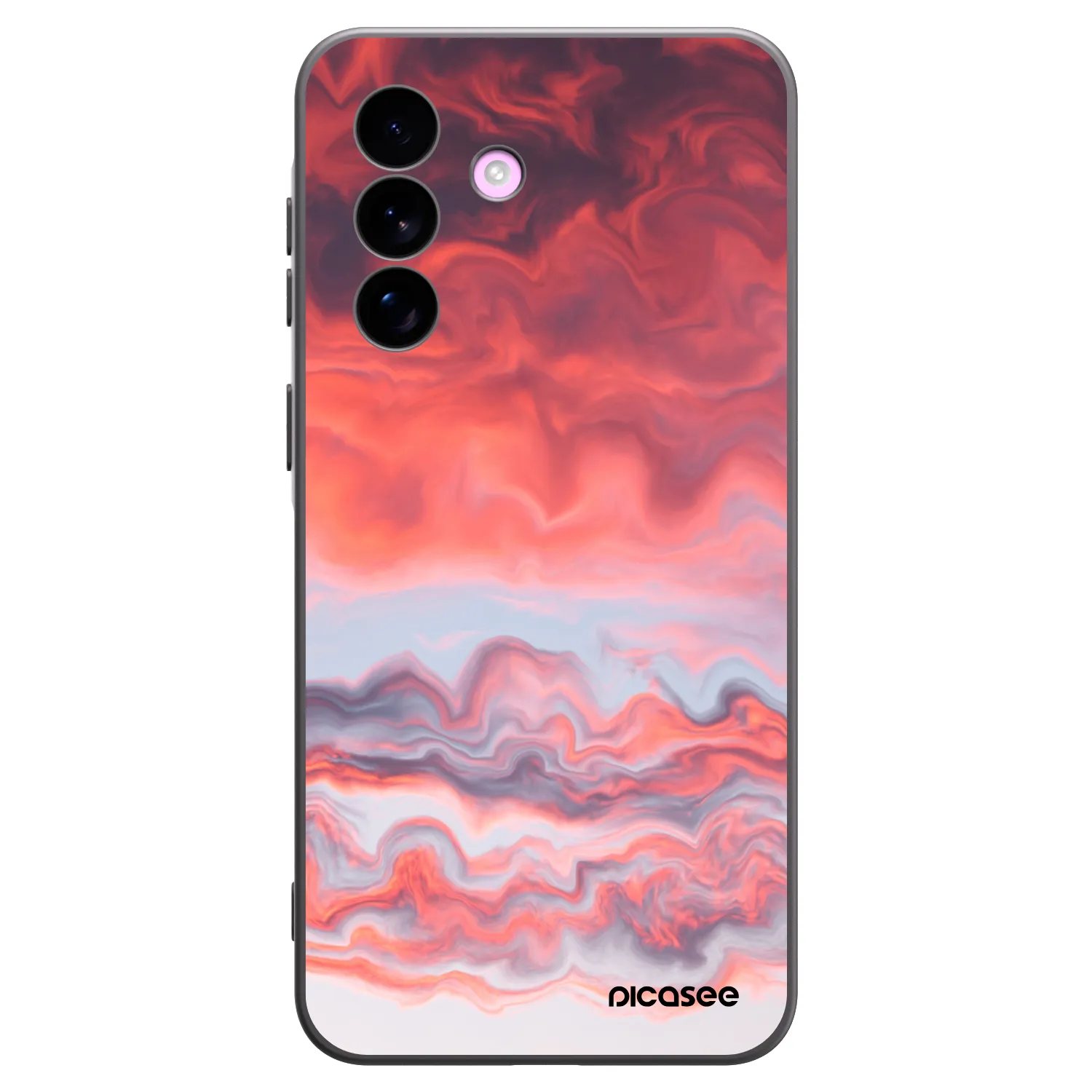 Picasee crna silikonska maskica za Samsung Galaxy A57 5G - Sunset