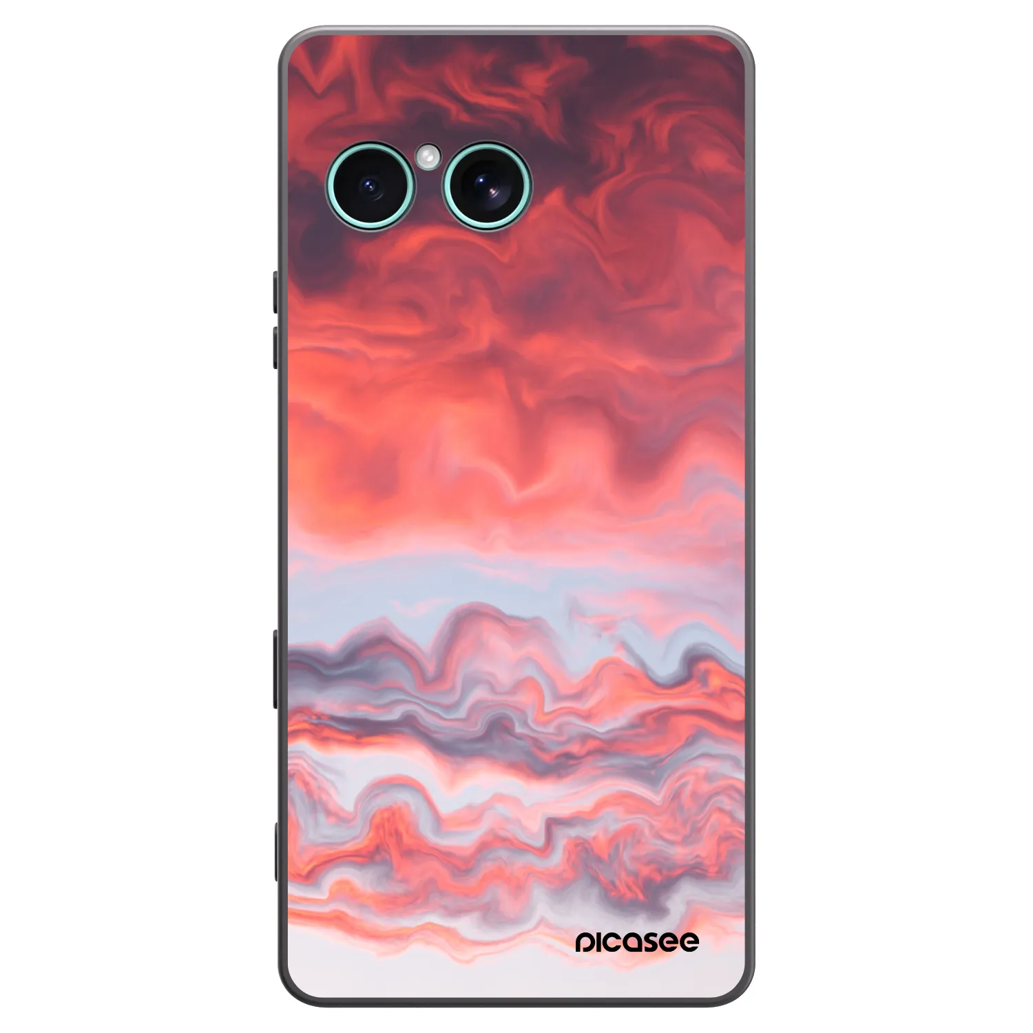 Picasee crna silikonska maskica za Sony Xperia 10 VII - Sunset