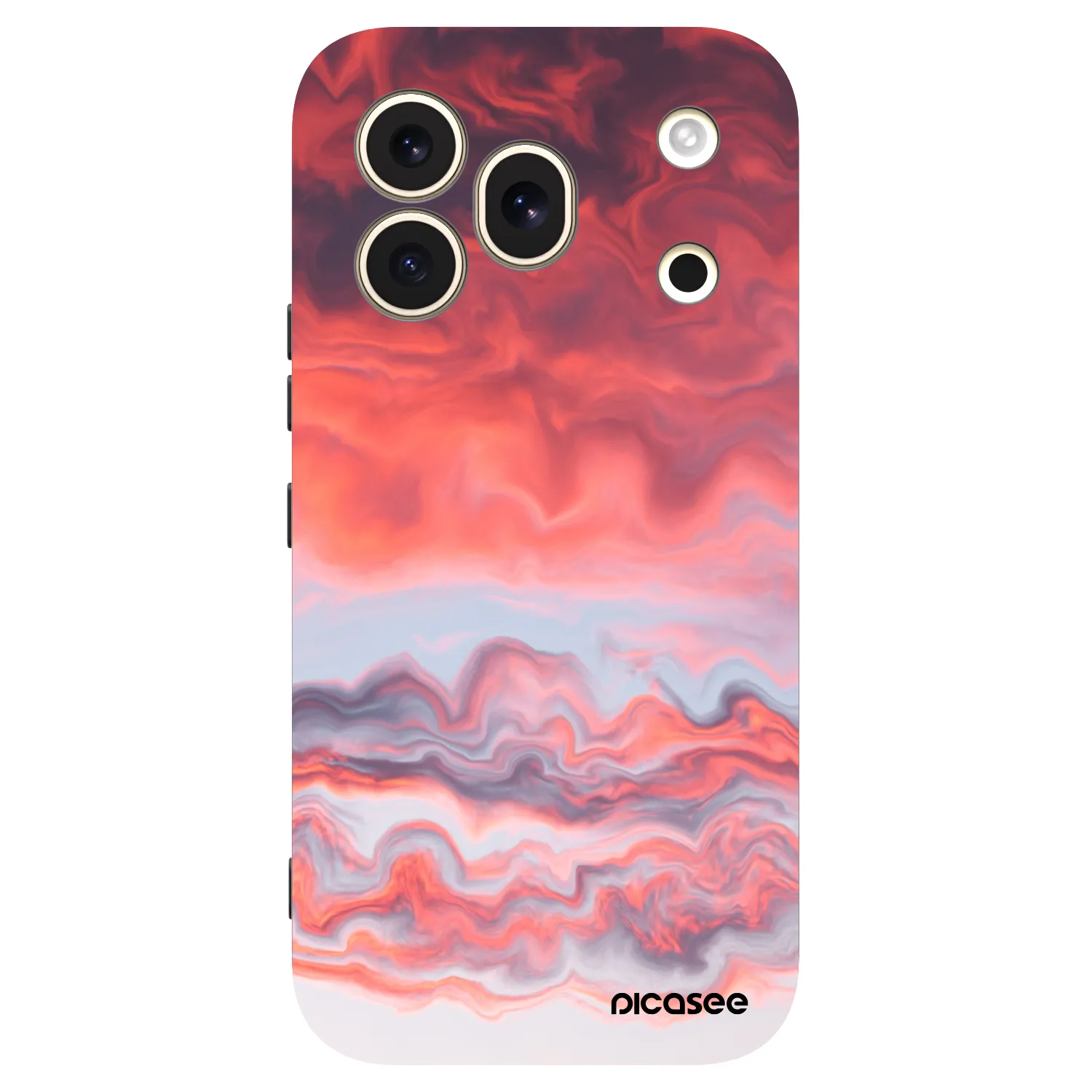 Picasee crna silikonska maskica za Honor 600 Pro - Sunset