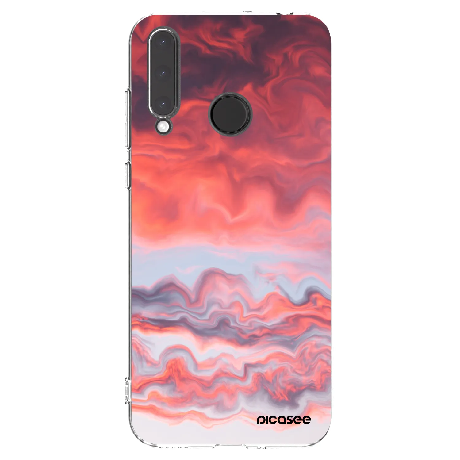 Picasee silikonska prozirna maskica za Honor 20 Lite - Sunset
