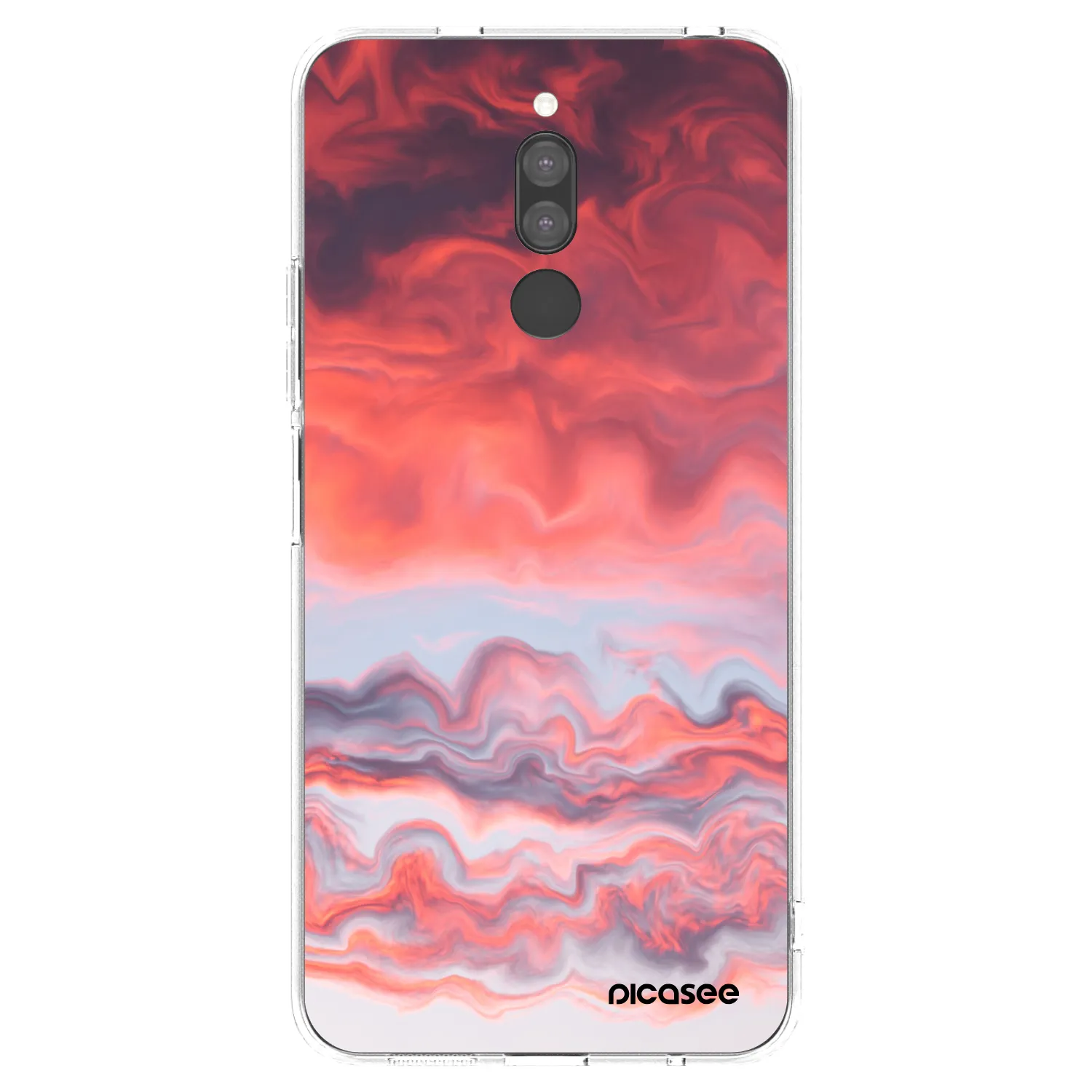 Picasee silikonska prozirna maskica za Xiaomi Redmi 8 - Sunset