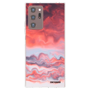 Picasee silikonska prozirna maskica za Samsung Galaxy Note 20 Ultra - Sunset
